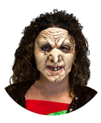 CARETA BRUJA CON VERRUGAS Y DIENTES 
