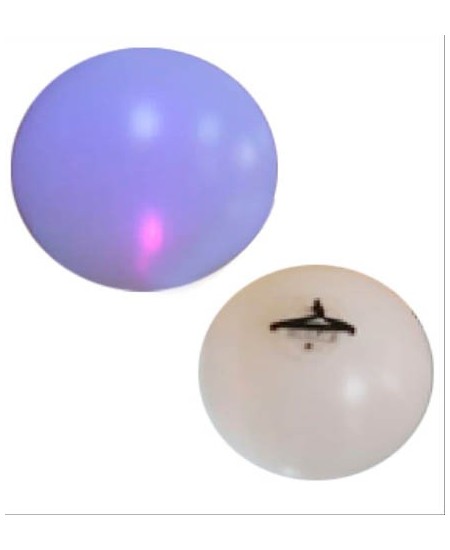 BOLA DE CRISTAL LUMINOSA CON GOMA 
