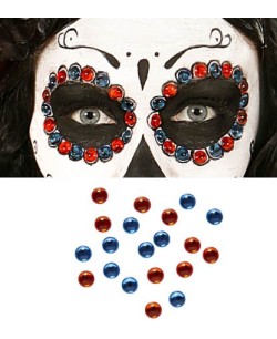 SET 40 GEMAS ADHESIVAS AMBAR-AZUL 