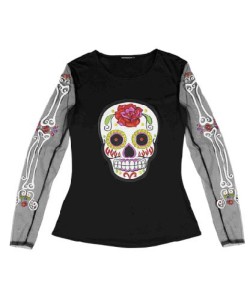 CAMISETA CALAVERA MEJICANA 2