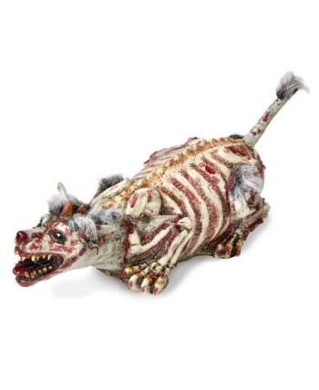 PERRO ZOMBIE CON PELO 94CM