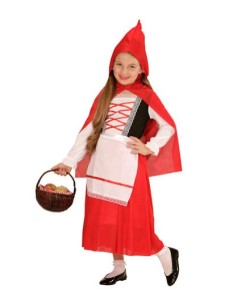 DISFRAZ DE CAPERUCITA ROJA PARA NIÑA
