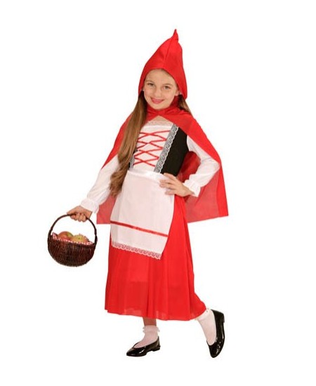 DISFRAZ DE CAPERUCITA ROJA PARA NIÑA