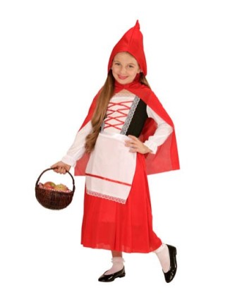 DISFRAZ DE CAPERUCITA ROJA PARA NIÑA