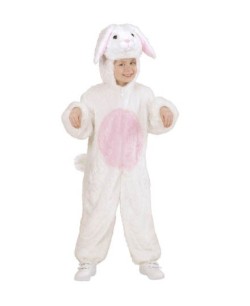 DISFRAZ DE CONEJO BLANCO BUZO PELUCHE