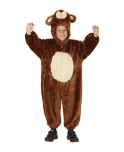 Disfraz de oso marrón para niño