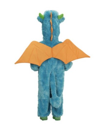 DISFRAZ DE DRAGON AZUL PELUCHE