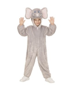 DISFRAZ DE ELEFANTE BUZO PELUCHE