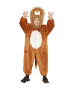 DISFRAZ DE LEON BUZO PELUCHE INFANTIL