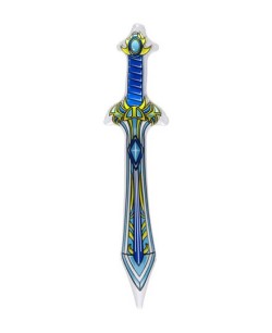 ESPADA GUERRERO AZUL HINCHABLE 70CM