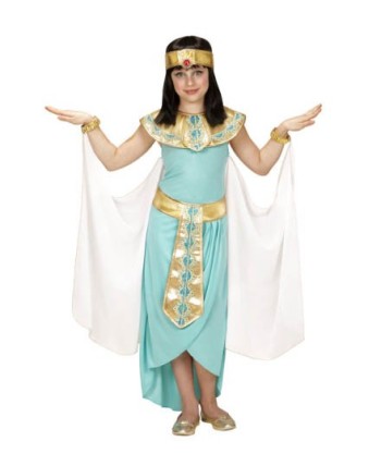 DISFRAZ DE REINA EGIPCIA AZUL