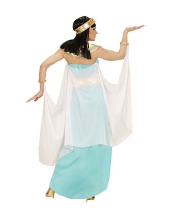 Disfraz reina egipcia azul adulto