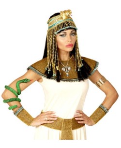 DIADEMA CLEOPATRA CON CINTAS DORADAS 2