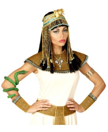 DIADEMA CLEOPATRA CON CINTAS DORADAS