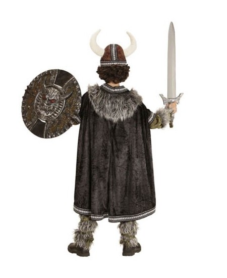 DISFRAZ DE VIKINGO CON CAPA INFANTIL