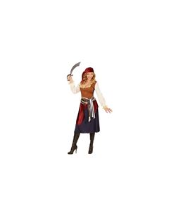 DISFRAZ DE PIRATESA CORSARIA CON FALDA
