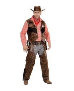 DISFRAZ DE VAQUERO CON ZAHONES PARA HOMBRE