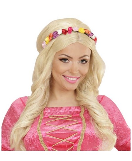 DIADEMA CON FLORES MULTICOLOR