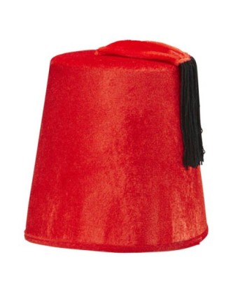 SOMBRERO MARROQUI FEZ ROJO