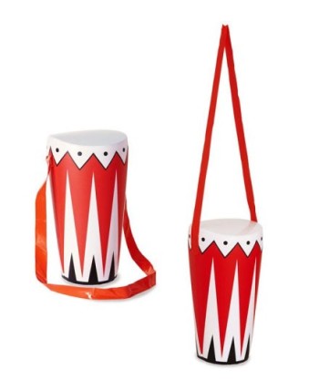 TAMBOR HINCHABLE CON CUERDA 36CM
