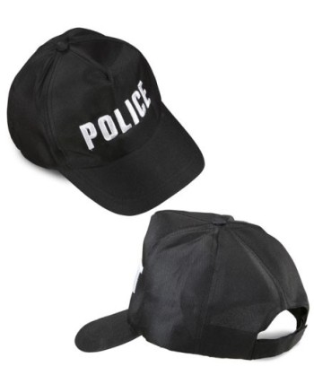 GORRA DE POLICIA NEGRA