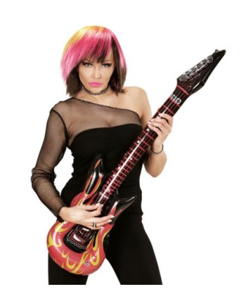 GUITARRA DE ROCK FUEGO HINCHABLE 105CM
