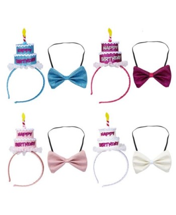 SET DE CUMPLEAÑOS CON PAJARITA Y DIADEMA