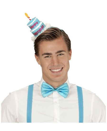 SET DE CUMPLEAÑOS CON PAJARITA Y DIADEMA