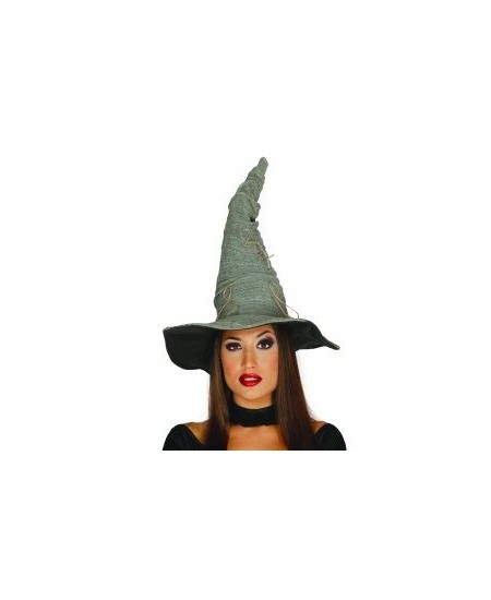 SOMBRERO DE BRUJA GRIS