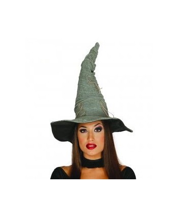 SOMBRERO DE BRUJA GRIS