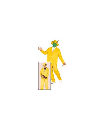 DISFRAZ DE LA MASCARA TRAJE AMARILLO