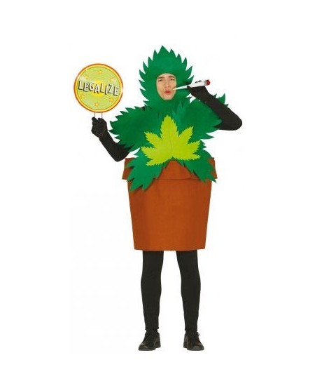 DISFRAZ DE PLANTA DE MARIA CON MACETA PARA HOMBRE