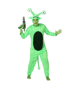 DISFRAZ DE ALIEN MARCIANO VERDE