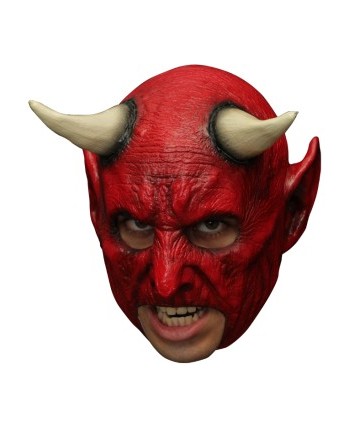 ▷ CARETA DELUXE DEMONIO DEMON BOCA ABIERTA