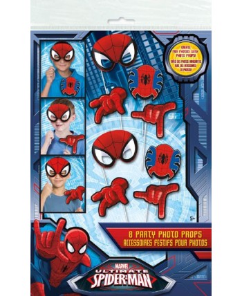 COMPLEMENTOS PHOTOCALL SPIDERMAN 8 PIEZAS