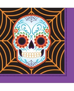 SERVILLETAS CALAVERA MEJICANA 