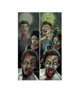 CARTEL HOLOGRAFIADO ZOMBIES