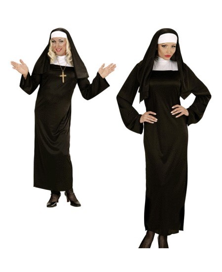 DISFRAZ DE MONJA PARA MUJER