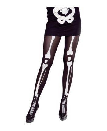 MEDIAS ESQUELETO BLANCO