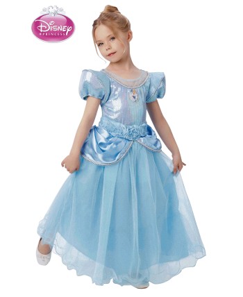 DISFRAZ DE CENICIENTA PREMIUM PARA NIÑA