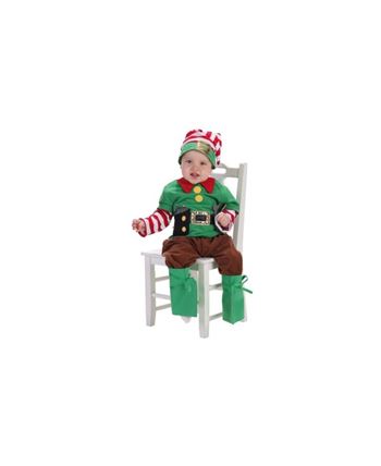 Disfraz de elfo ayudante santa claus bebé