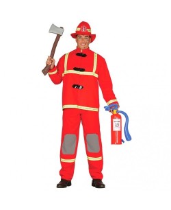 DISFRAZ DE BOMBERO RODILLERAS PARA HOMBRE