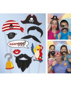 COMPLEMENTOS PHOTOCALL PIRATAS 10 PIEZAS