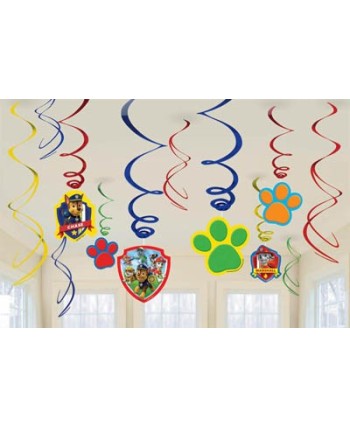 ESPIRALES PATRULLA CANINA 12 PIEZAS