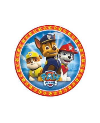 PLATO PATRULLA CANINA 8 UNIDADES PEQUEÑOS