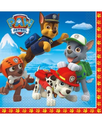 SERVILLETAS PATRULLA CANINA 16 UNIDADES