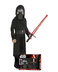 DISFRAZ DE KYLO REN CON ESPADA STAR WARS EPISODIO 7 PARA NIÑO