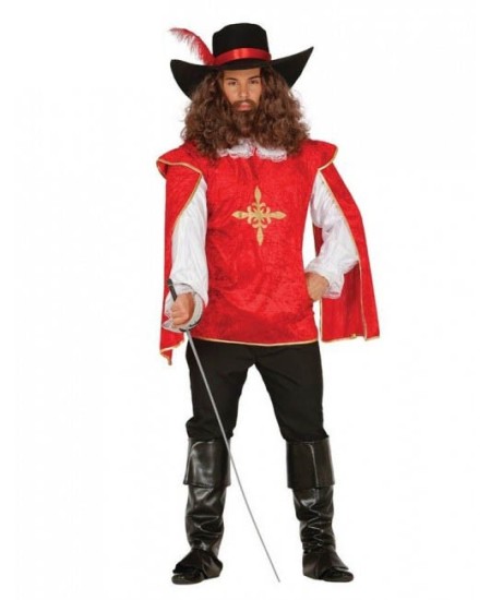 DISFRAZ DE MOSQUETERO PARA HOMBRE