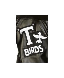 CAZADORA T-BIRDS LOGO BORDADO SIMILPIEL PARA NIÑO 2