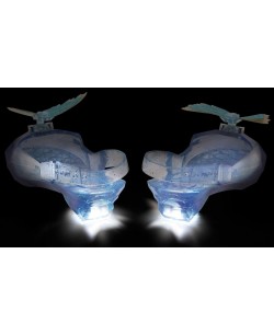 ZAPATOS CENICIENTA MARIPOSA CON LUZ 2